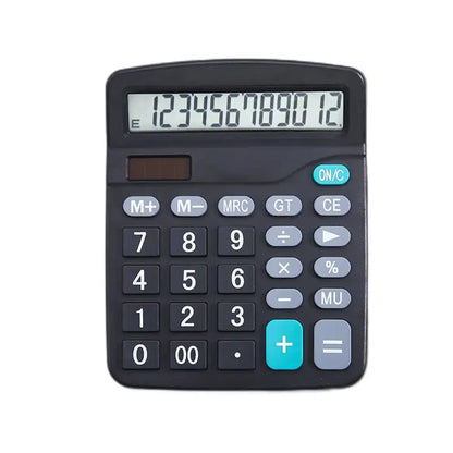 12-Digit Dual Power Desktop Calculator