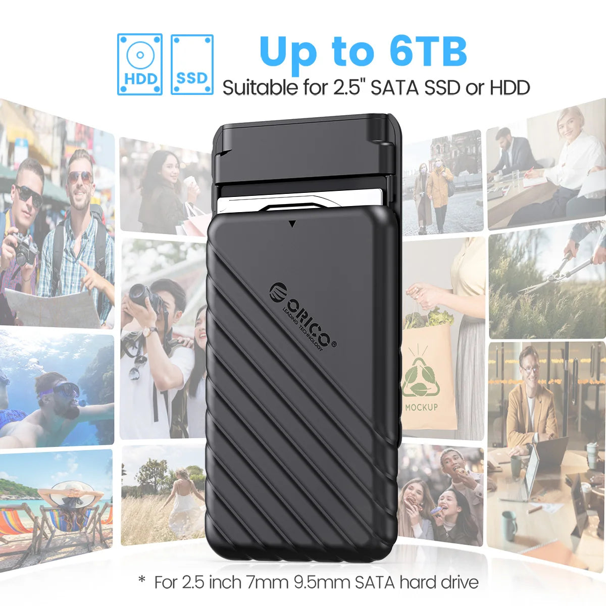 ORICO MicroB USB3.0 2.5" External Storage Hard Drive