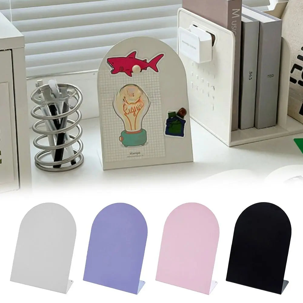 Creative Desktop Magnetic Message Board with Storage Stand