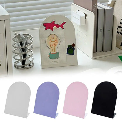 Creative Desktop Magnetic Message Board with Storage Stand
