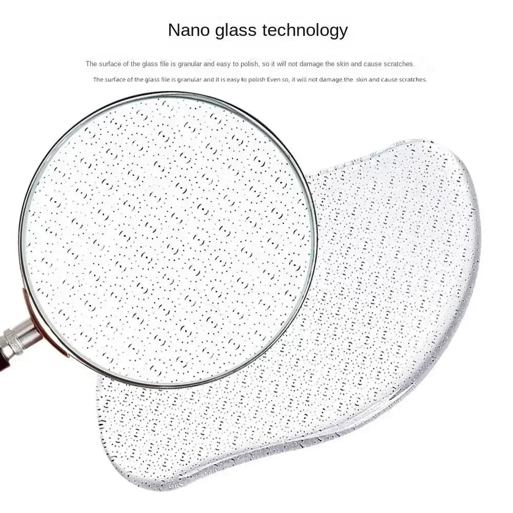 Multi-Shape Nano Glass Double-Sided Foot Rasp for Callus Removal