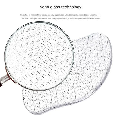 Multi-Shape Nano Glass Double-Sided Foot Rasp for Callus Removal