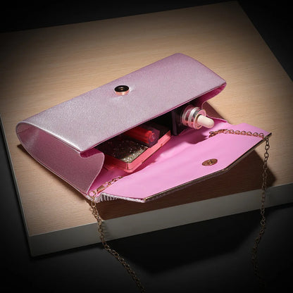 Pleated Evening Clutch Bag