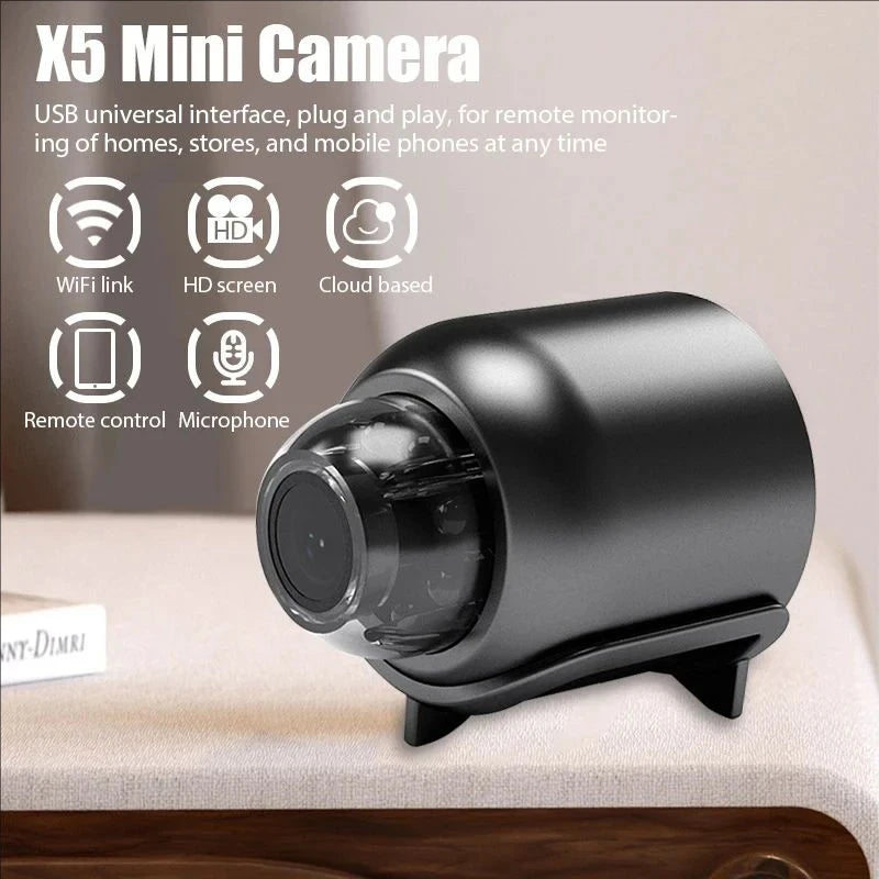 1080P WiFi Mini Security Camera with Night Vision