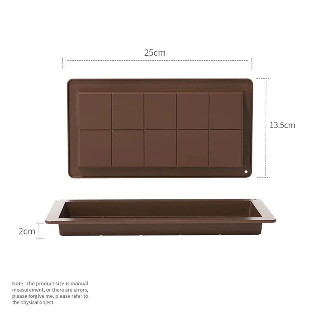 Silicone Break-Apart Chocolate Bar Mold