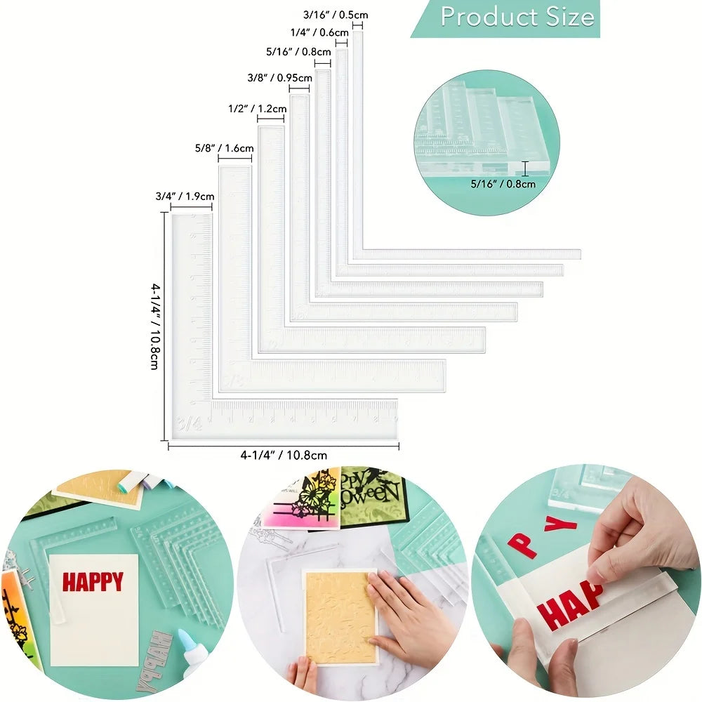 Card Layer Positioning Corner Tool Set