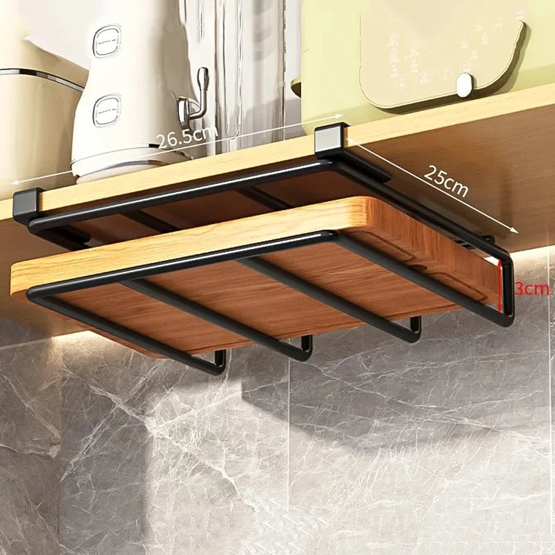Under Cabinet Kitchen Organizer Rack