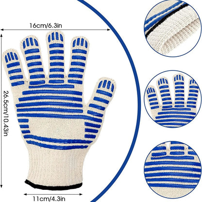 Heat-Resistant Silicone BBQ & Oven Glove