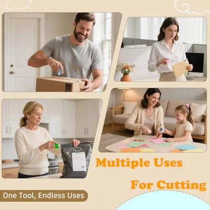 Cloud Retractable Mini Box Cutters with Key Rings