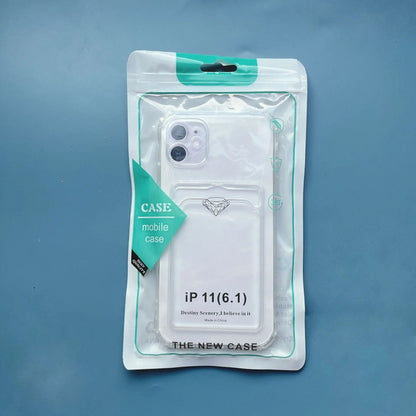 Clear Card Pocket Phone Case for iPhone