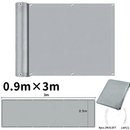 Waterproof Balcony Privacy Screen Cover