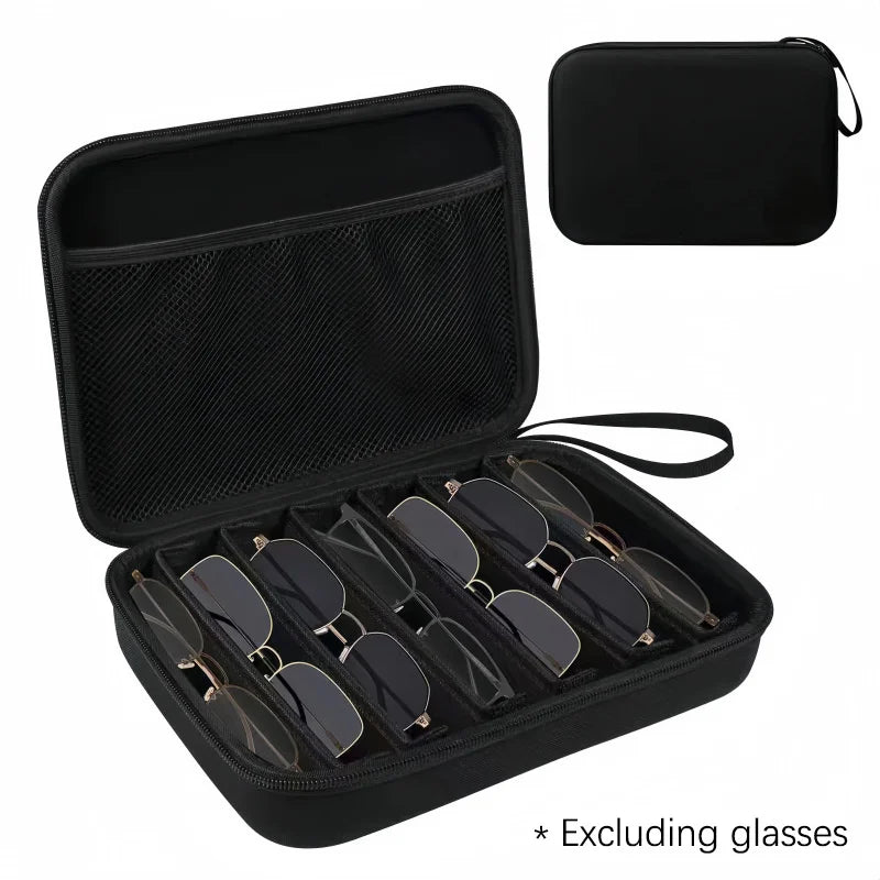 Adjustable Glasses Storage Organizer Case