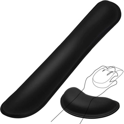 Ergonomic Keyboard & Mouse Wrist Rest Set