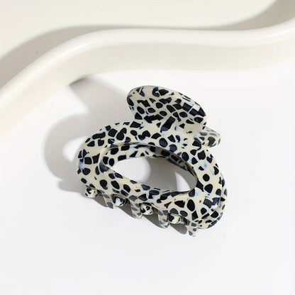 Elegant Small Oval Hair Claw Clip