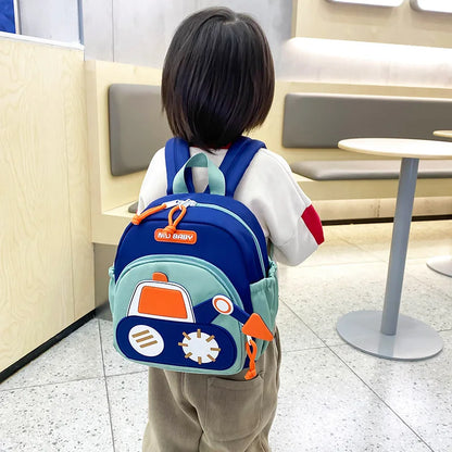 Kids Construction Truck School Backpack