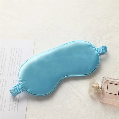 Imitation Silk Sleep Eye Mask, Light-Blocking Soft Eyeshade