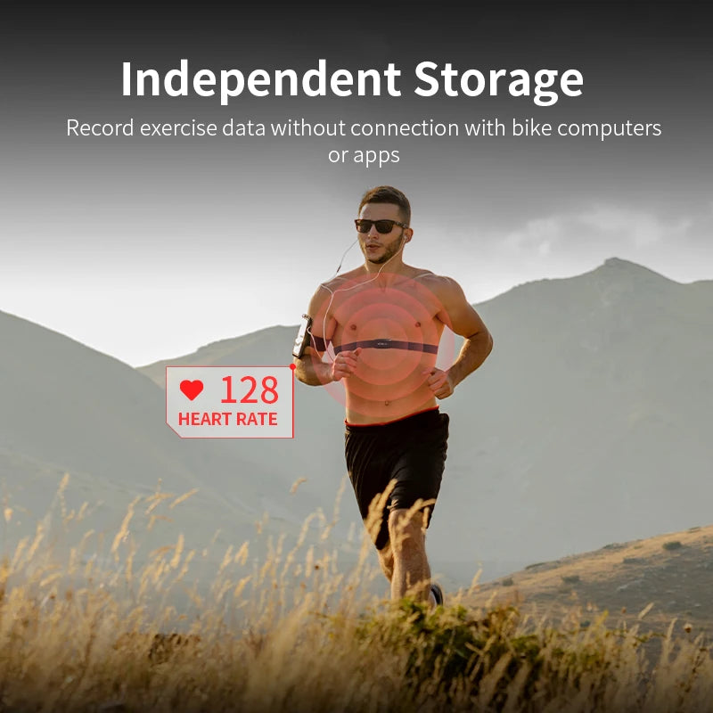 Bluetooth & ANT+ Chest Strap Heart Rate Sensor