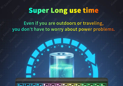 Wireless Bluetooth Keyboard with Touchpad