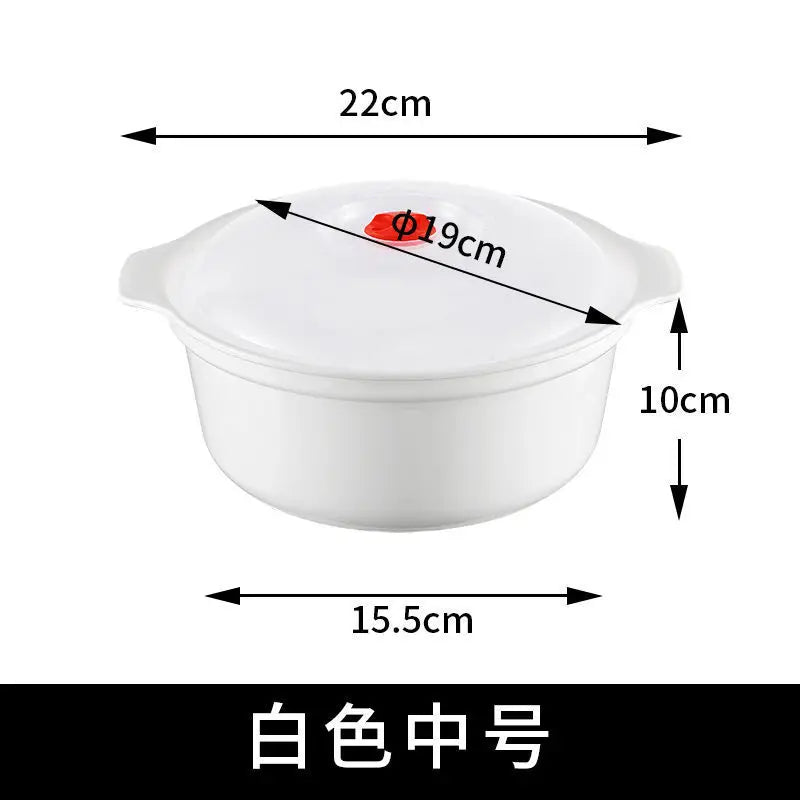 Microwave Food Steamer & Soup Bowl with Lid