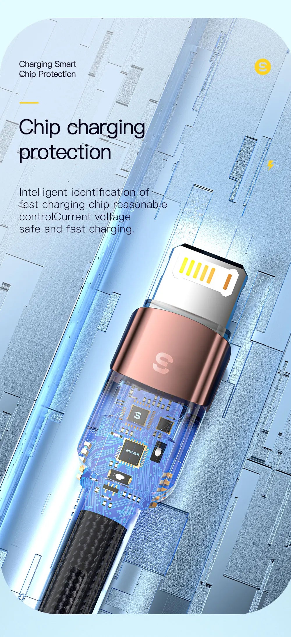 Essager USB-A to Lightning Fast Charging Cable