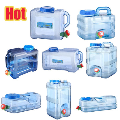 5/5.5/7.5/10/12/15/22L Capacity Pure Water Buckets Container with Faucet