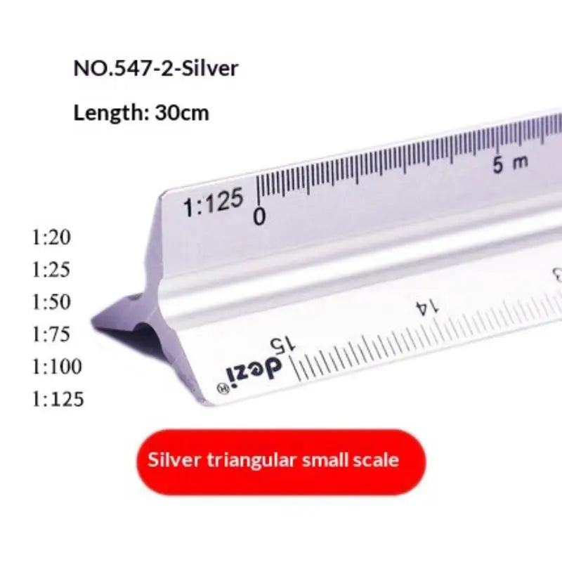 30cm Triangular Scale Ruler for Architects & Engineers