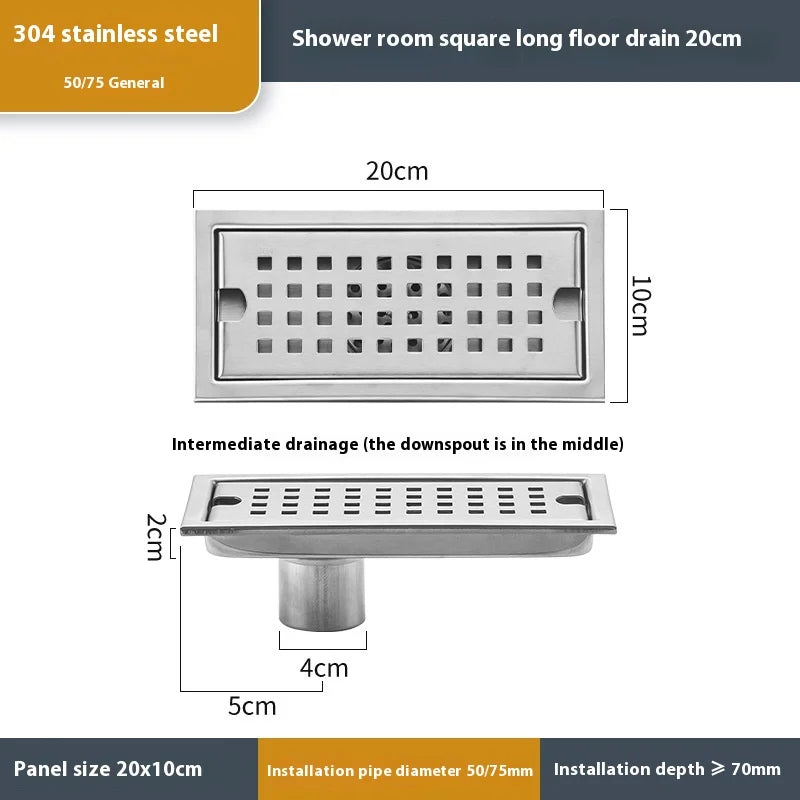 Stainless Steel Linear Floor Drain