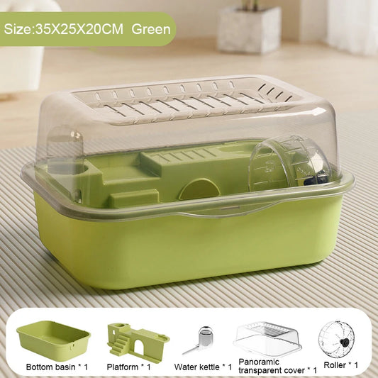 Plastic Hamster Cage Pet House with Accessories