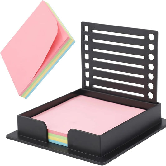 Sticky Notes Holder with Stencil – Post It Notes Dispenser