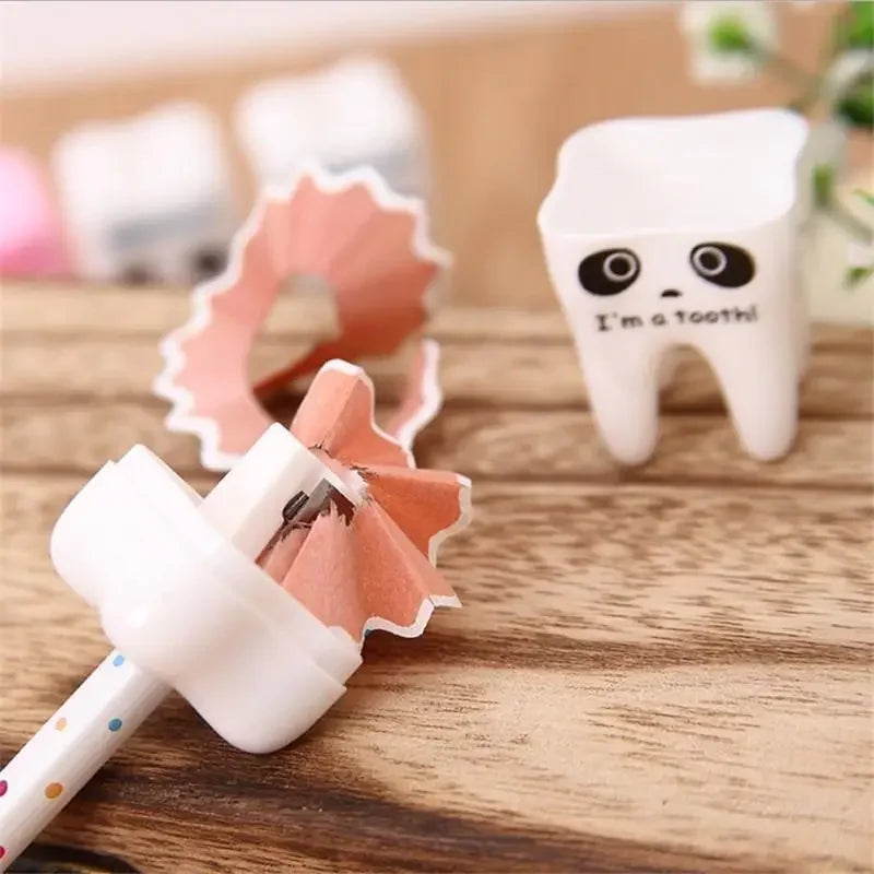 Cute Tooth-Shaped Pencil Sharpener