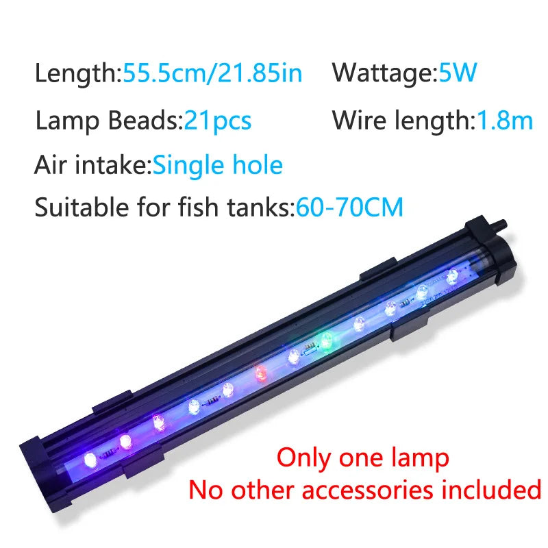 Practical Household Accessory – LED Air Bubble Light Aquarium Fish Tank – pp
