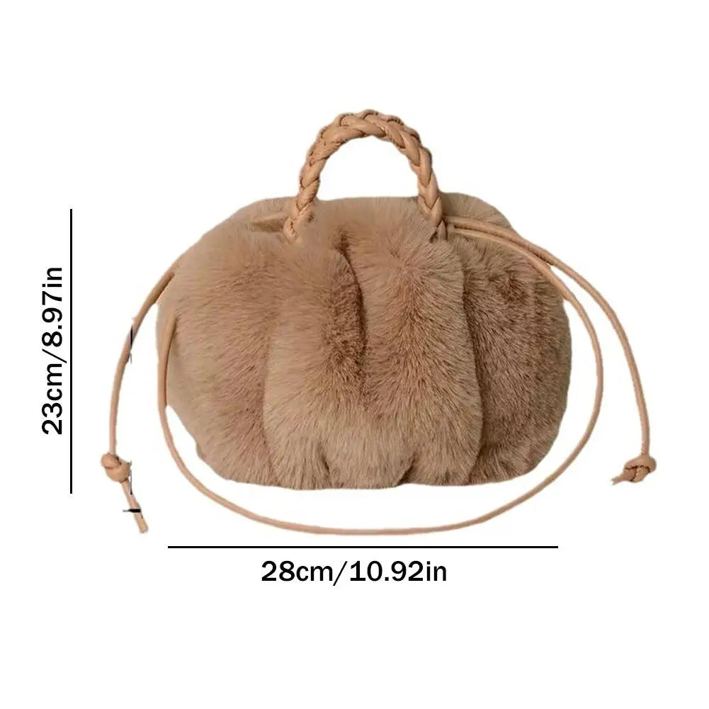 Plush Cloud Crossbody Handbag