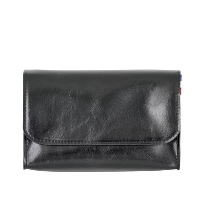 Compact PU Leather Cable & Charger Organizer