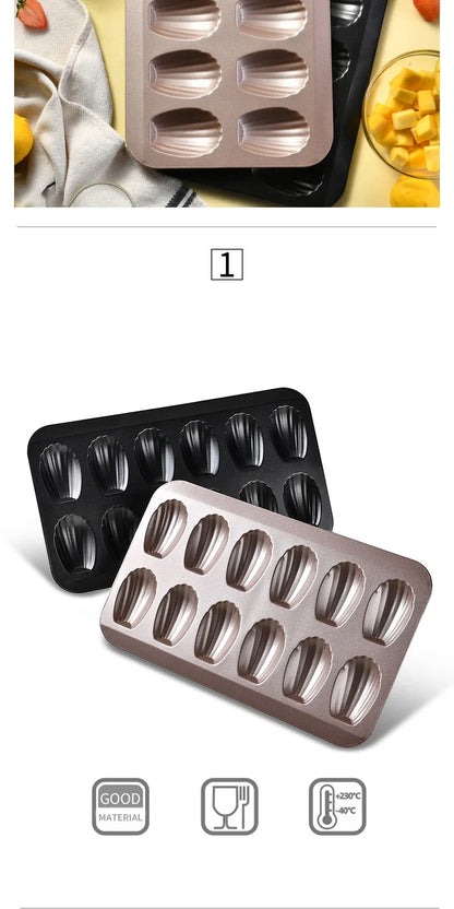 Stainless Steel Madeleine Baking Tray