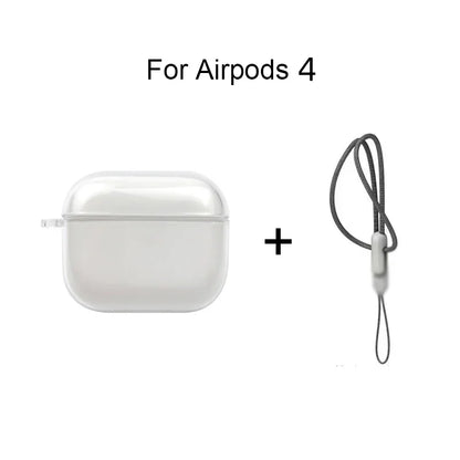 Clear TPU Case with Lanyard for AirPods