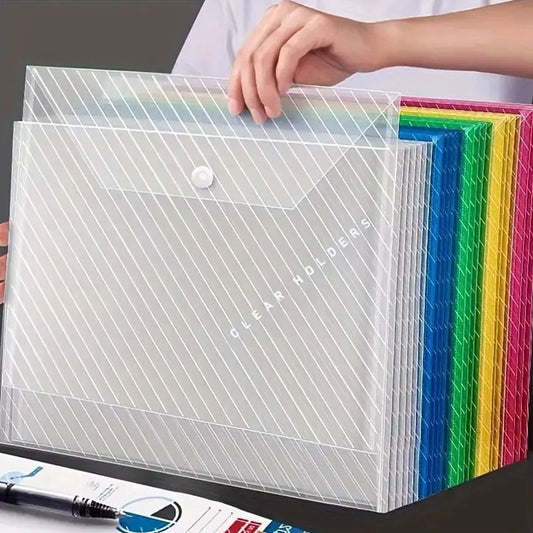 A4 Transparent Document File Bags