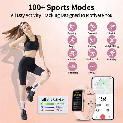 Bluetooth Health & Sports Smartwatch with Custom Dial