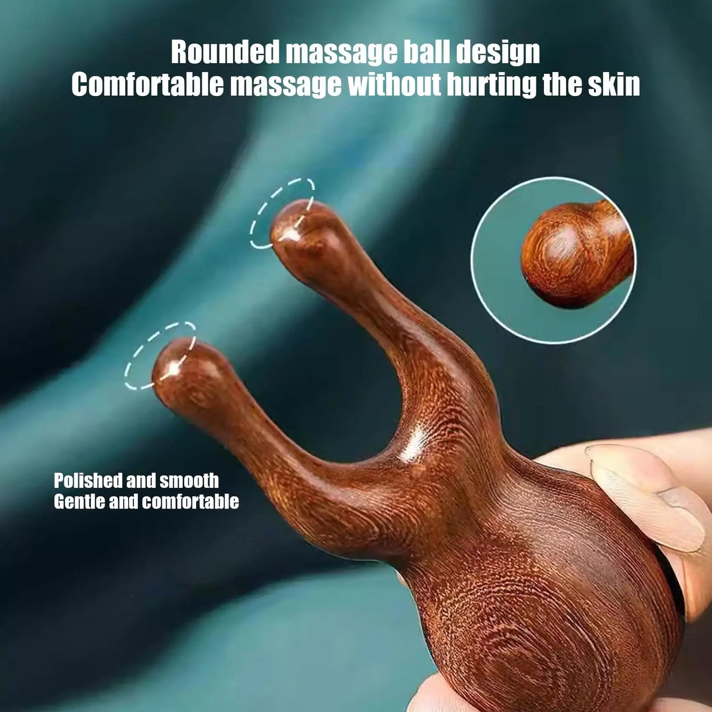 Sandalwood Antler Massage Comb