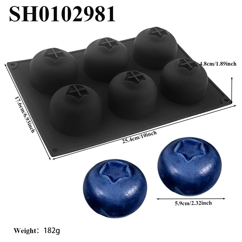 Blueberry Silicone Cake Mold