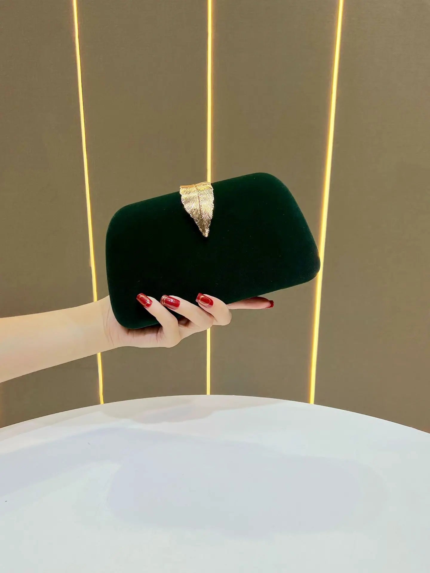 Velvet Evening Clutch Bag