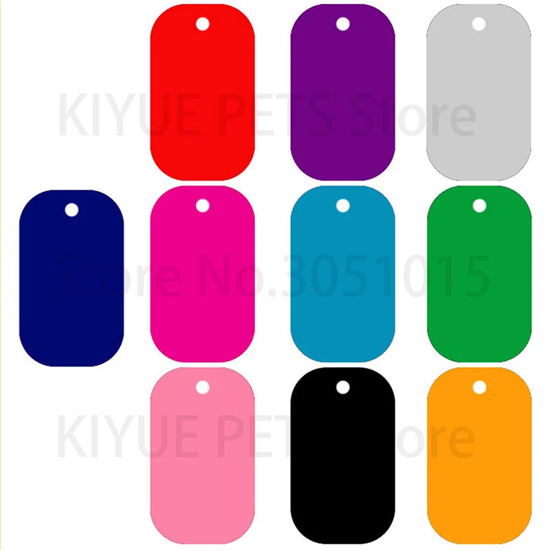 Personalized Aluminum Dog Tags – Custom Pet ID Tags