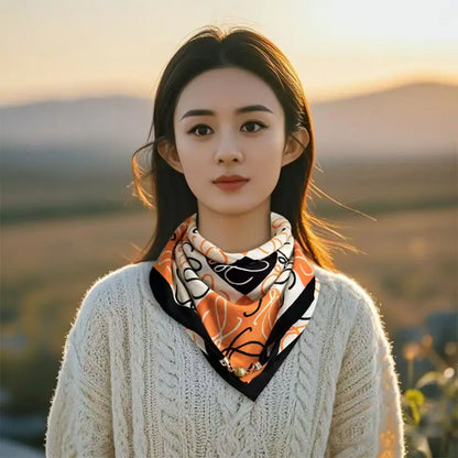 Luxury Design Magnetic Square Scarf