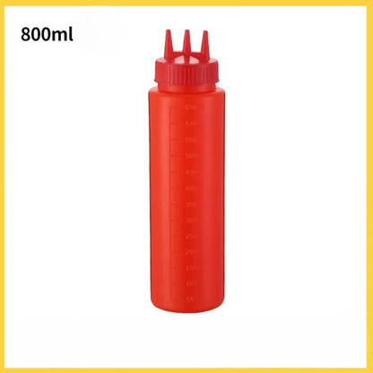 3-Hole Squeeze Condiment Bottle