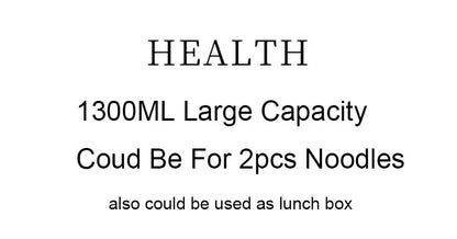 304 Stainless Steel Instant Noodle Bowl with Lid