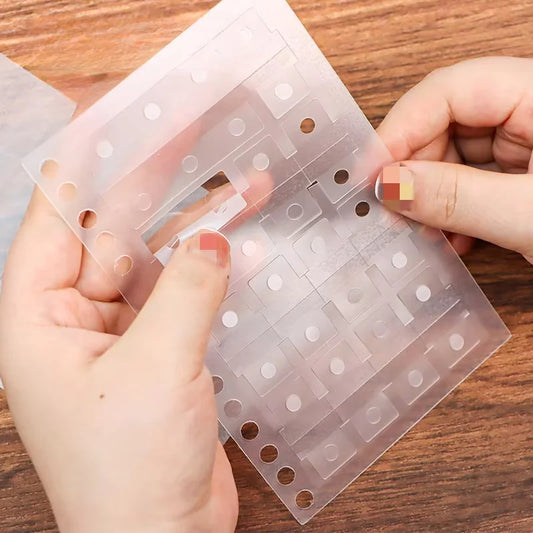 Self-Adhesive Binder Hole Stickers – Planner Reinforcement & Hanging Index Labels
