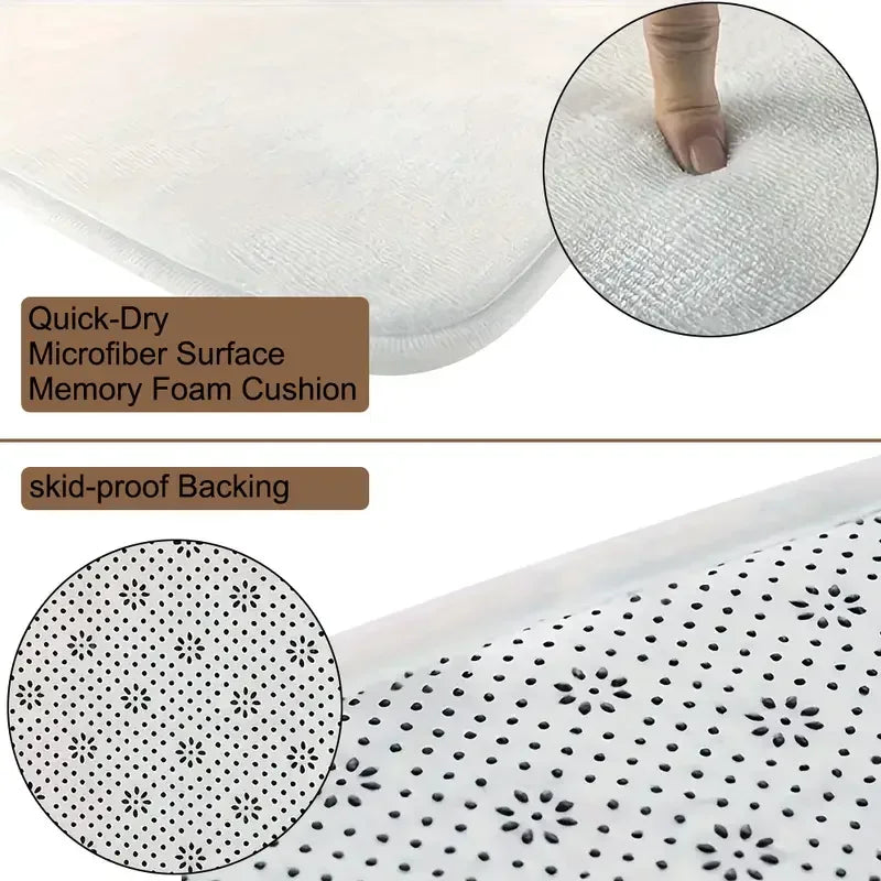 Welcome Door Mat Non-Slip Entryway Rug
