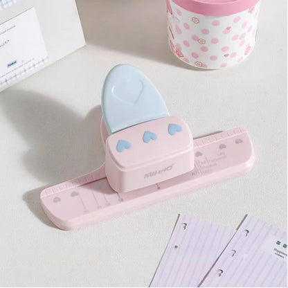 Mini 3-Hole Paper Punch for Loose Leaf Planners & Scrapbooking