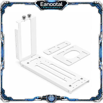 Vertical GPU Mount Bracket with PCIe x16 Riser Cable
