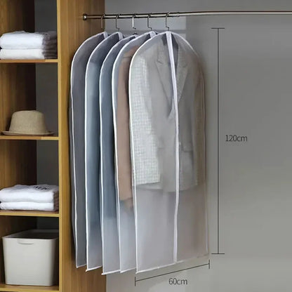 Clear Garment Dust Cover for Suits and Coats