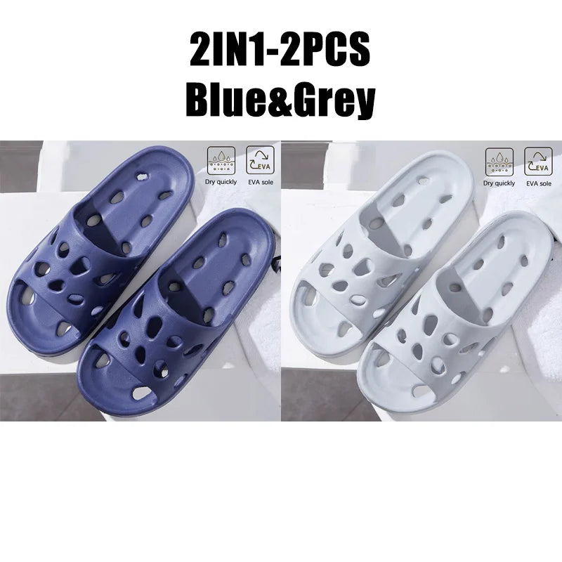 Lightweight Non-Slip Bathroom & Beach Slippers